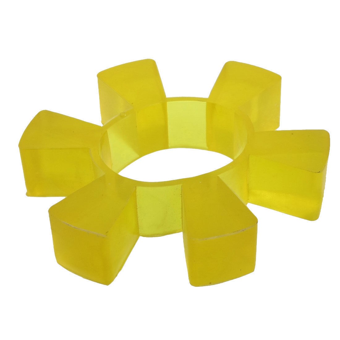 200mm x 39mm 6 Petal Flexible Yellow Polyurethan Coupler Dampler