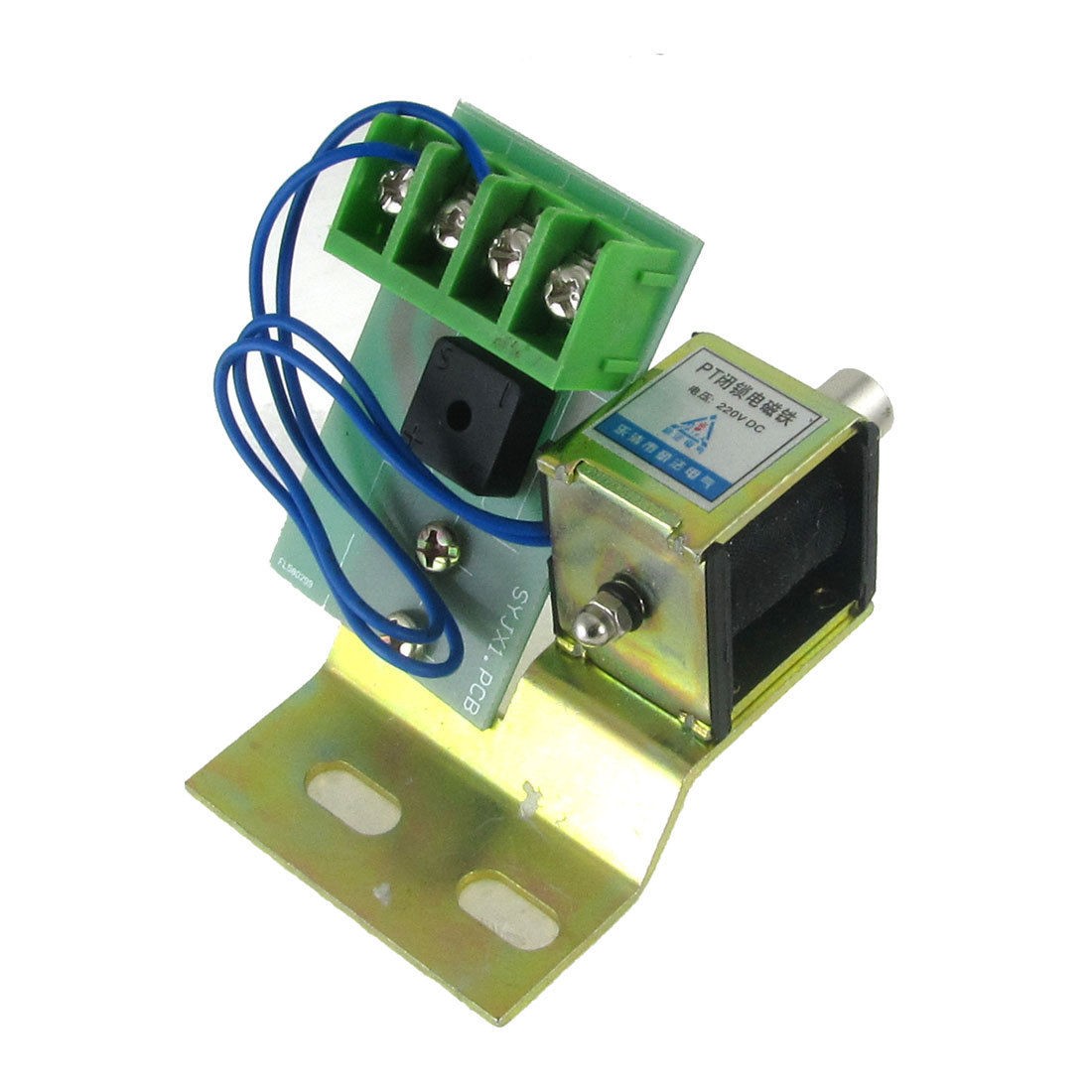 DC 220V Open Frame Type Linear Solenoid Electromagnet w PCB Board