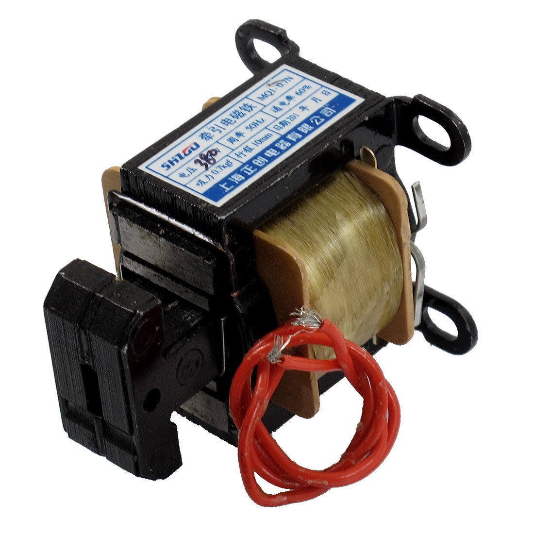 0 7KGF Force 10mm Stroke AC 380V Tractive Solenoid Electromagnet MQ1 0 7N