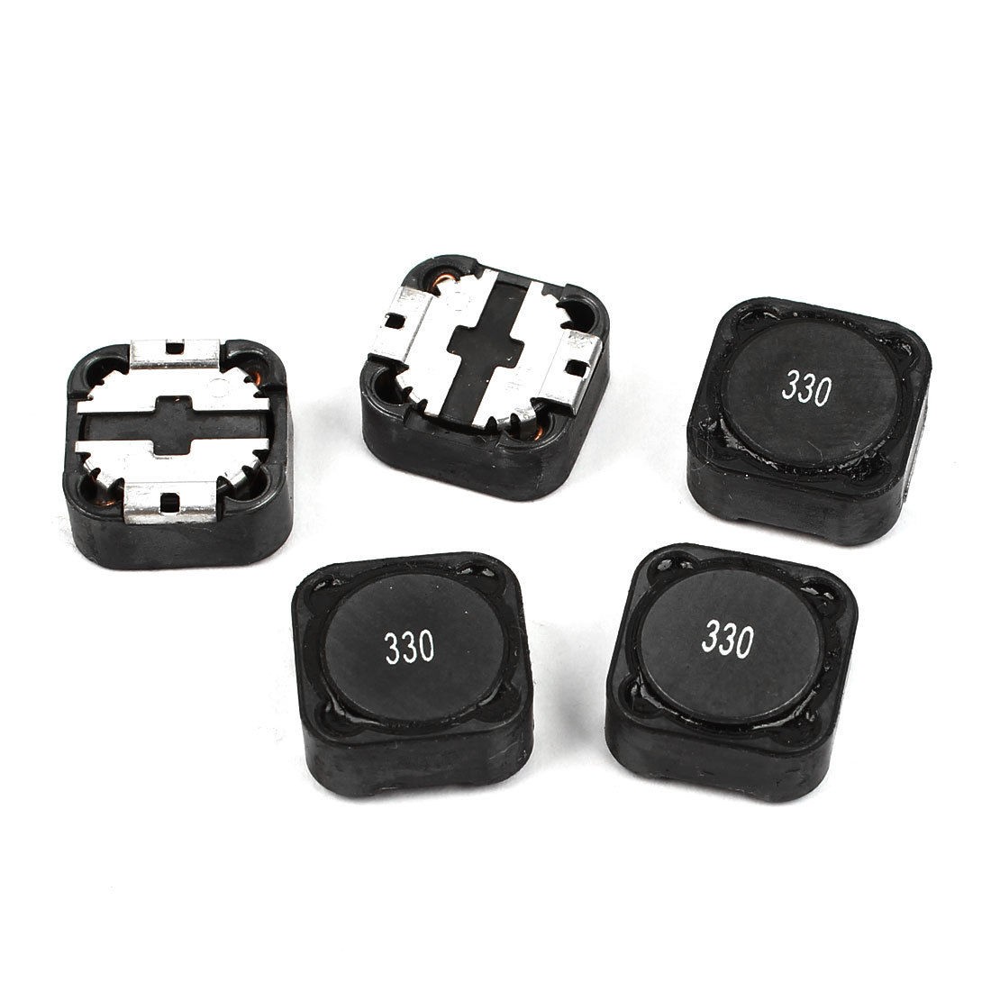5 Pcs 33UH Shielded Inductance Surface Mounting SMD Power Inductor 12mmx12mmx5mm