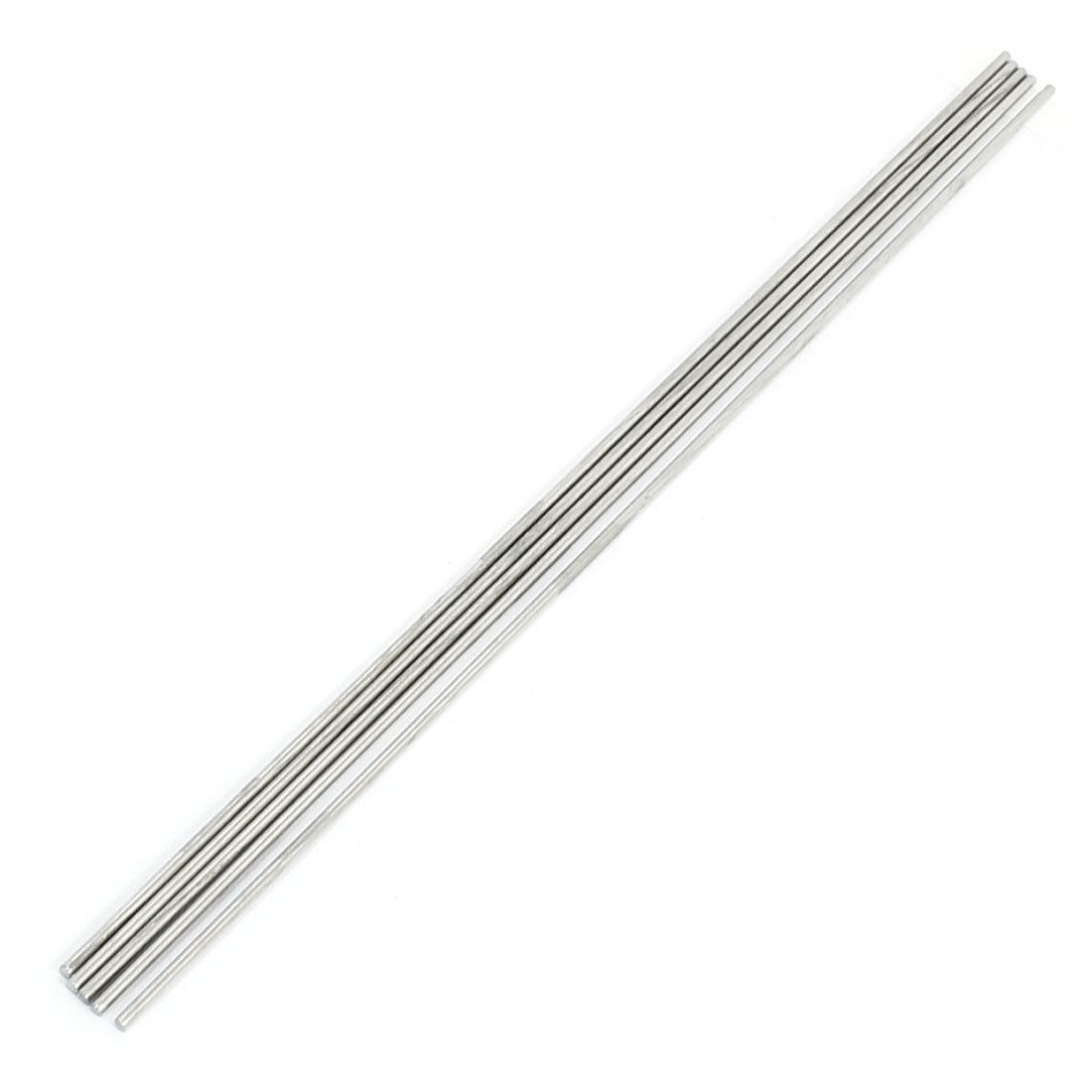 5pcs Silver Tone Stainless Steel 300 x 2 5mm Round Rod Axle for Boat Toys