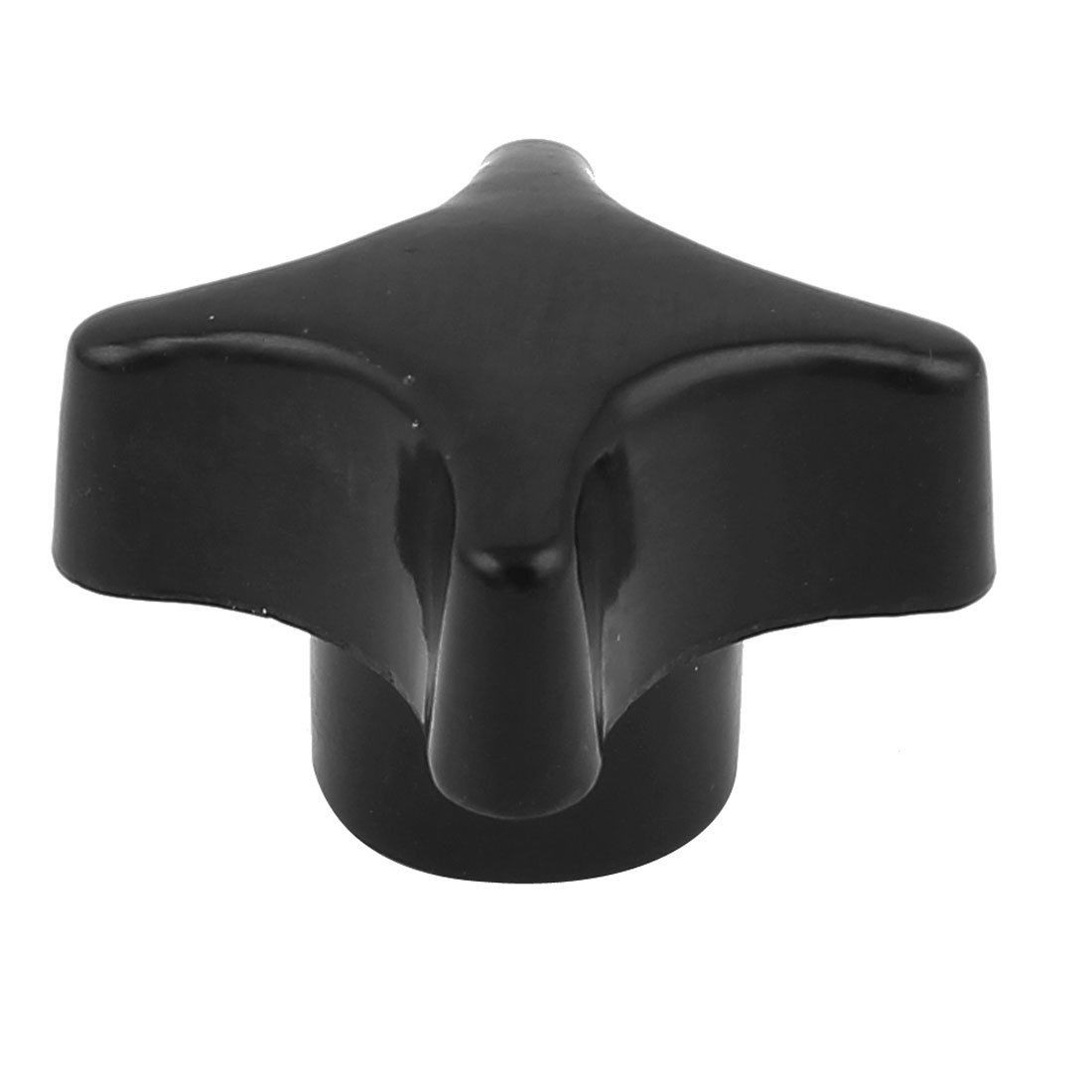 50mm Diameter Head 10mm Thread Dia 31mm Height Plastic Cross Knob