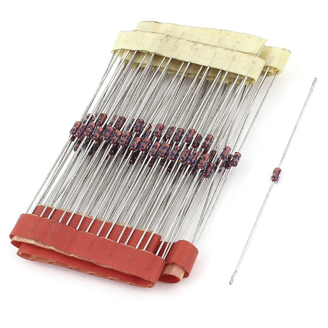 80 Pcs Axial Lead Zener Diodes Voltage Regulator HZ5C2 1 2W 5 0V 5 2V