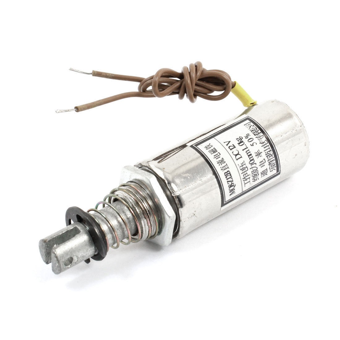 DC 12V 0mm 1 0kg Pull Type Tubular Frame Electromagnet Solenoid Actuator