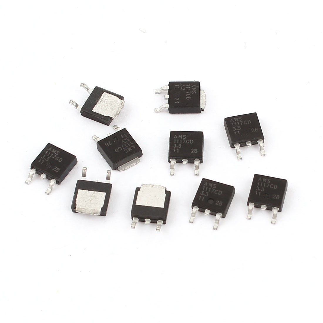 10 Pcs AMS1117CD-3.3 3.3V TO-252 Low Dropout Voltage Linear Regulator IC