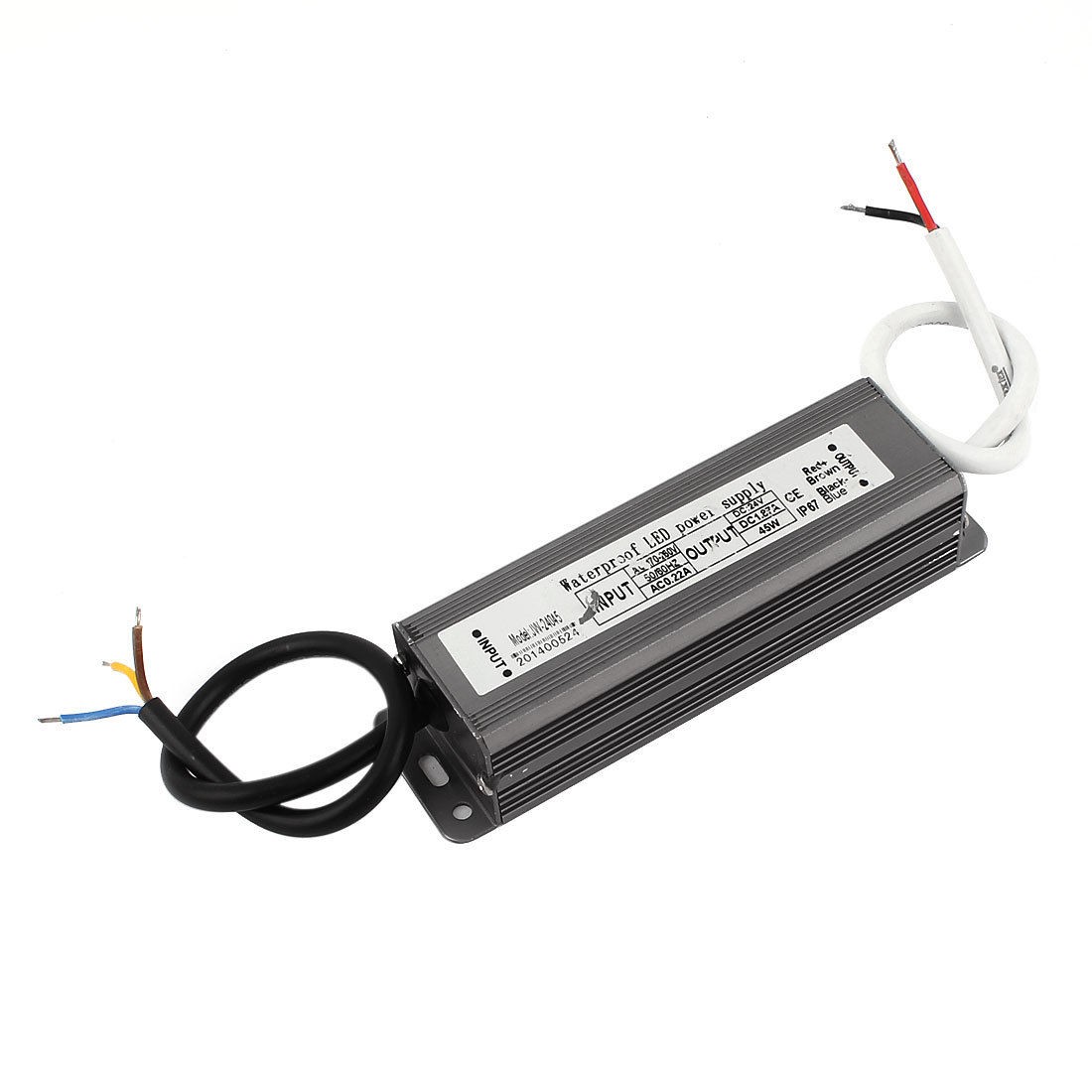 Waterproof Electronic LED Driver Transformer AC170 260V 0 22A DC 24V 1 87A