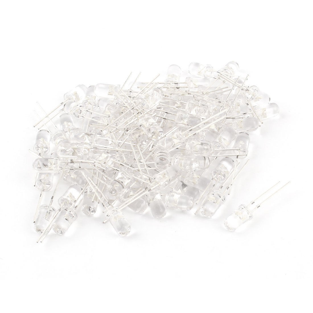 80 Pieces 8mmx5mm 2pins Blue LED Lamp Light Emitting Diode Replacement DC 2 5 3V