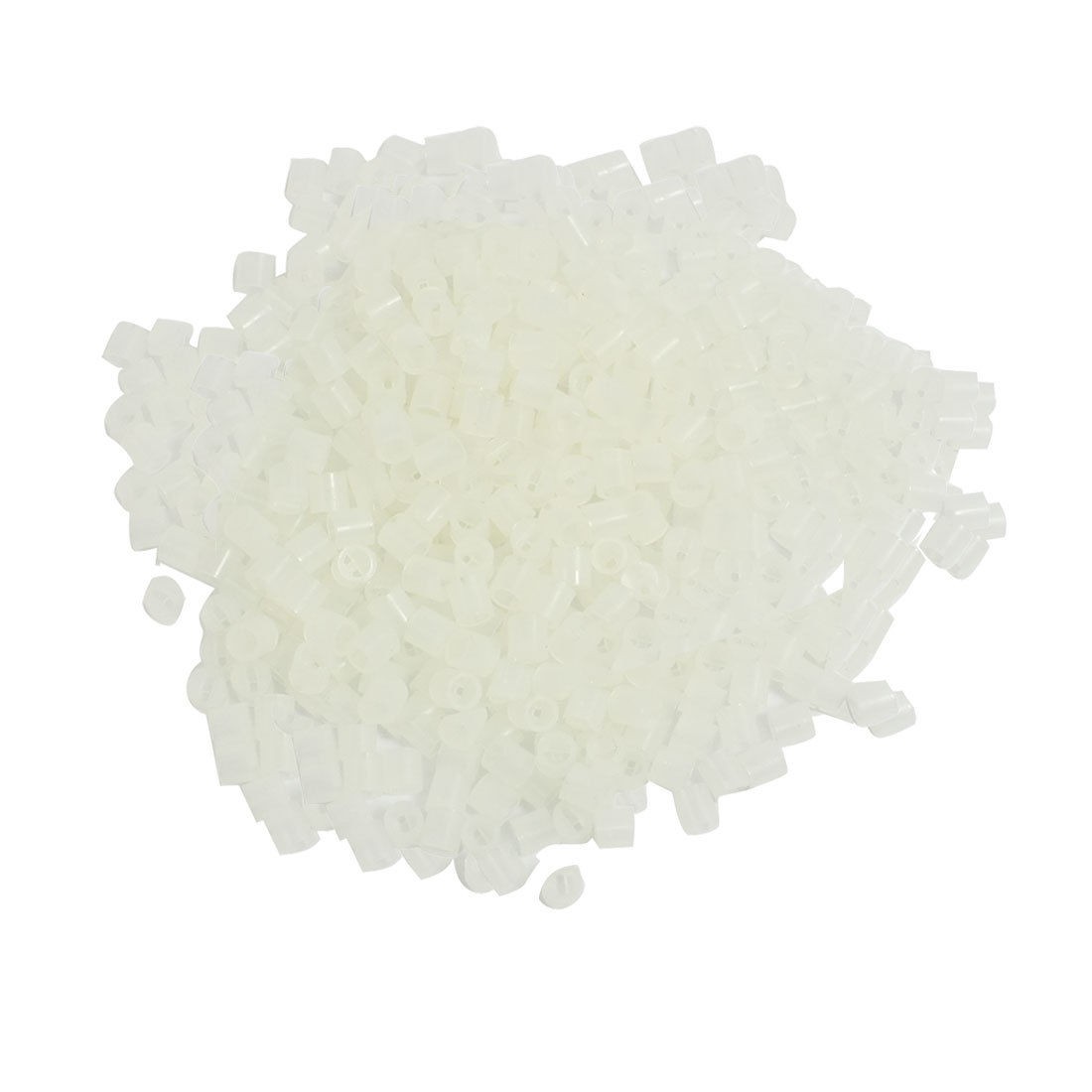 600 x White Nylon LED Spacer Support Hood 4mm x 4mm for PCB Board Xhldr