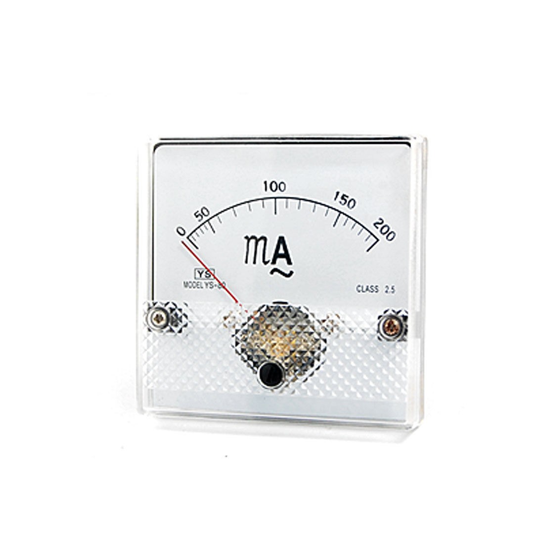 AC 0-200mA Current Range Analog Panel Ammeter YS-80