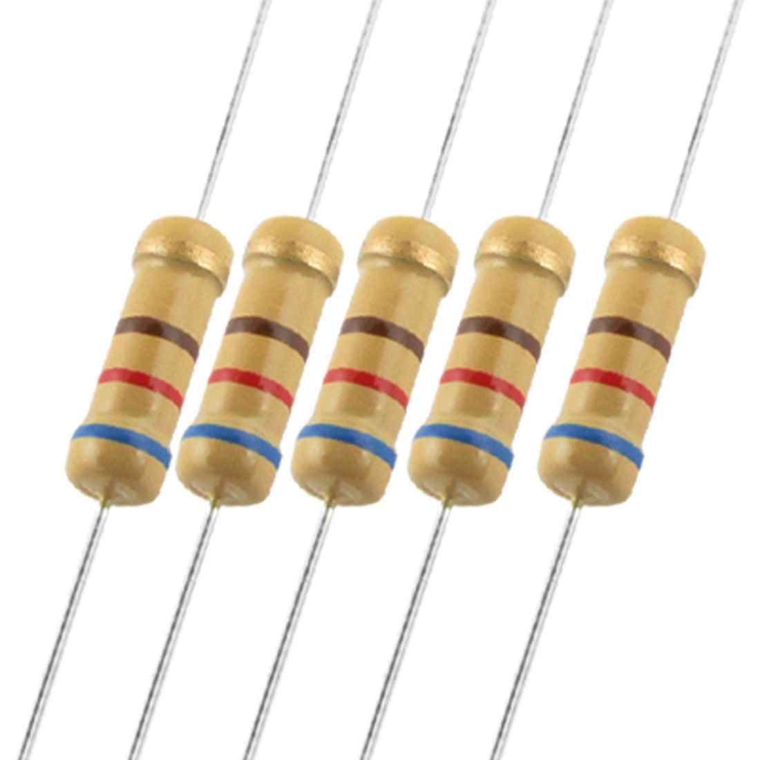 Axial Carbon Film Resistors 620 Ohm 1W Watt 5 1000 Pcs