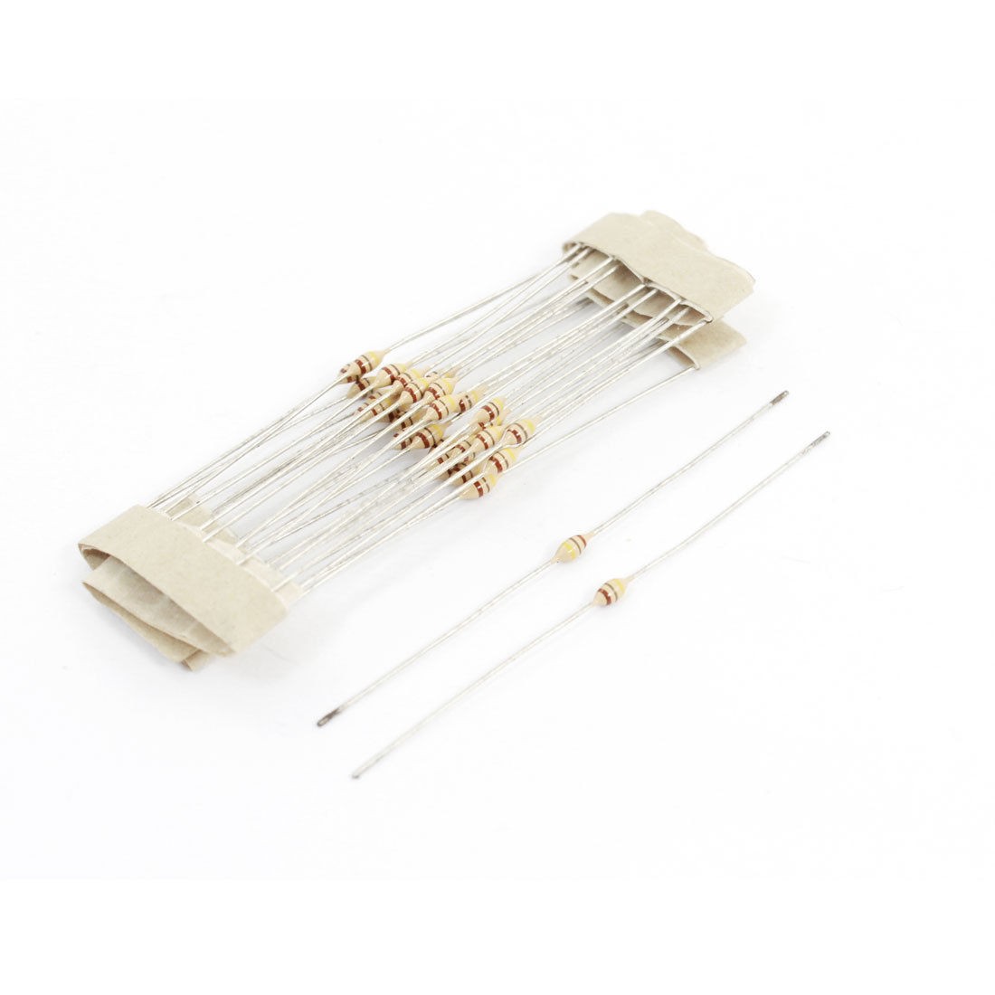 30 Pieces AC 50V 0 1uF Axial Color Ring Ceramic Capacitors 10