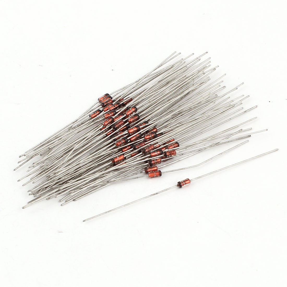 80 Pcs Axial Lead Zener Diodes Voltage Regulator 1 2W 6 2V