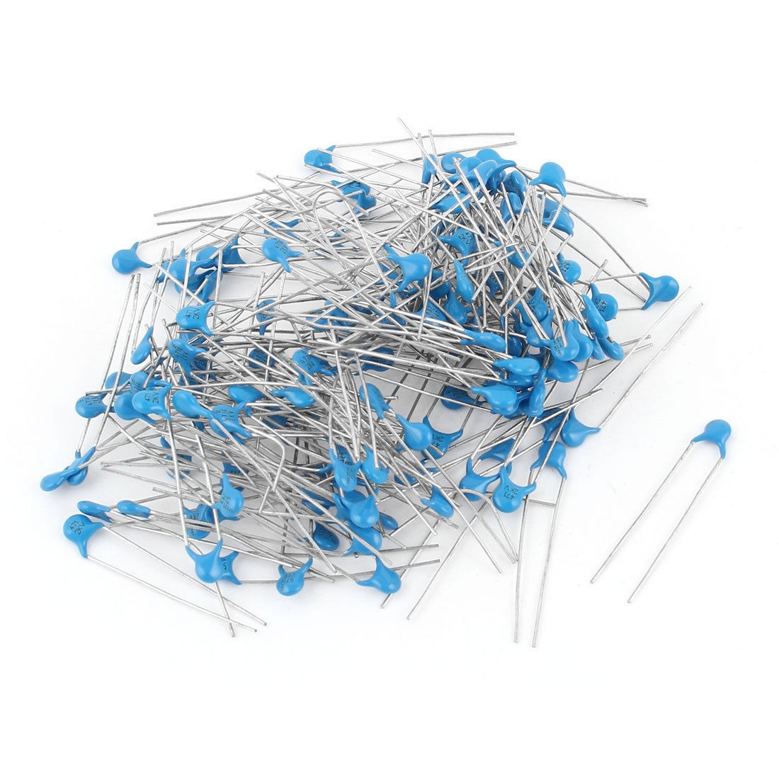 150pcs Blue 470pF Radial Lead DIP Ceramic Disc Capacitors 2KV