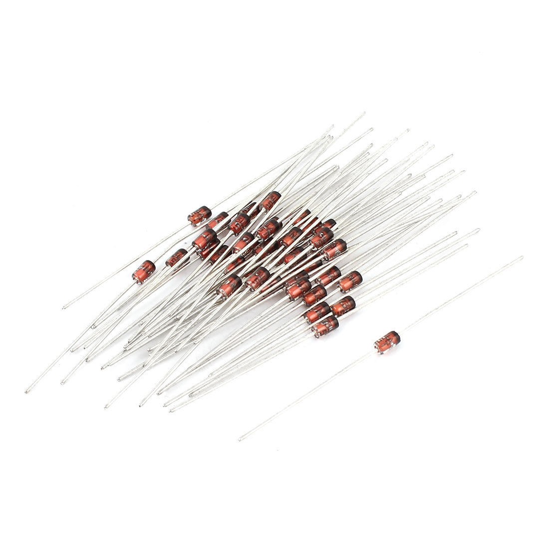 40 Pcs Axial Lead Zener Diodes Voltage Regulator 1N4734 1W 5 6V