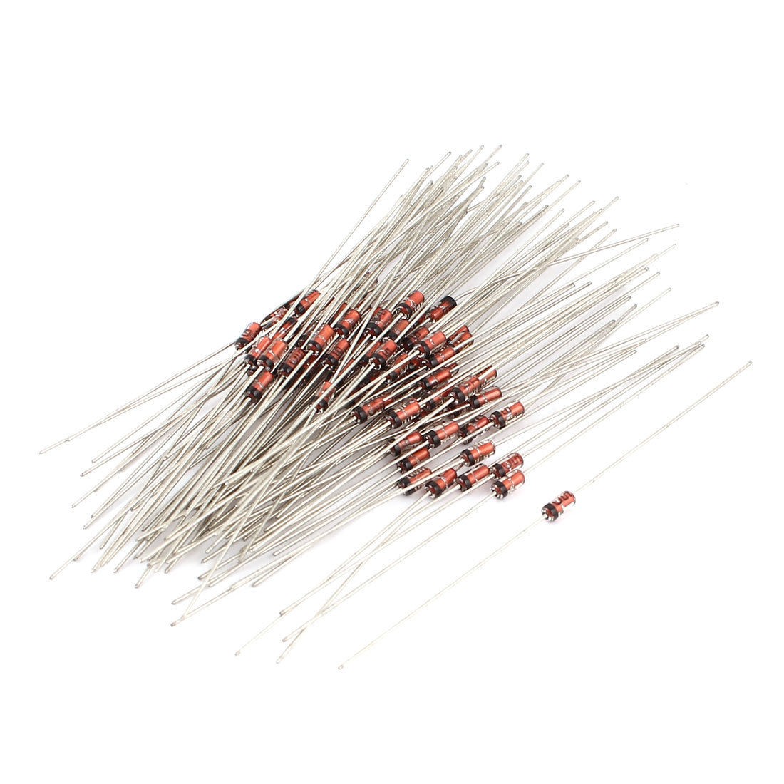 80 Pcs Axial Lead Zener Diodes Voltage Regulator 1 2W 16V