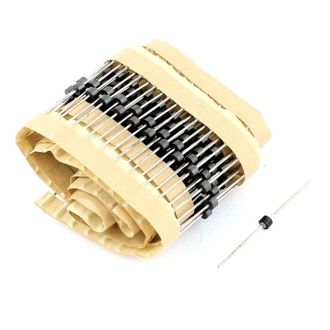 Black Silver Tone 3x2x0 8mm Metal Axial Leads Ferrite Beads Inductors 150 Pieces