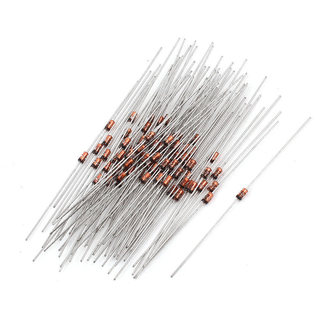 80 Pcs Axial Lead Zener Diodes Voltage Regulator 1 2W 9 1v