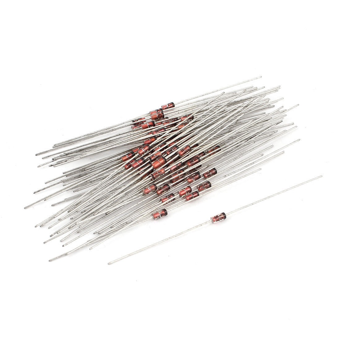 80 Pcs Axial Lead Zener Diodes Voltage Regulator 1 2W 15V