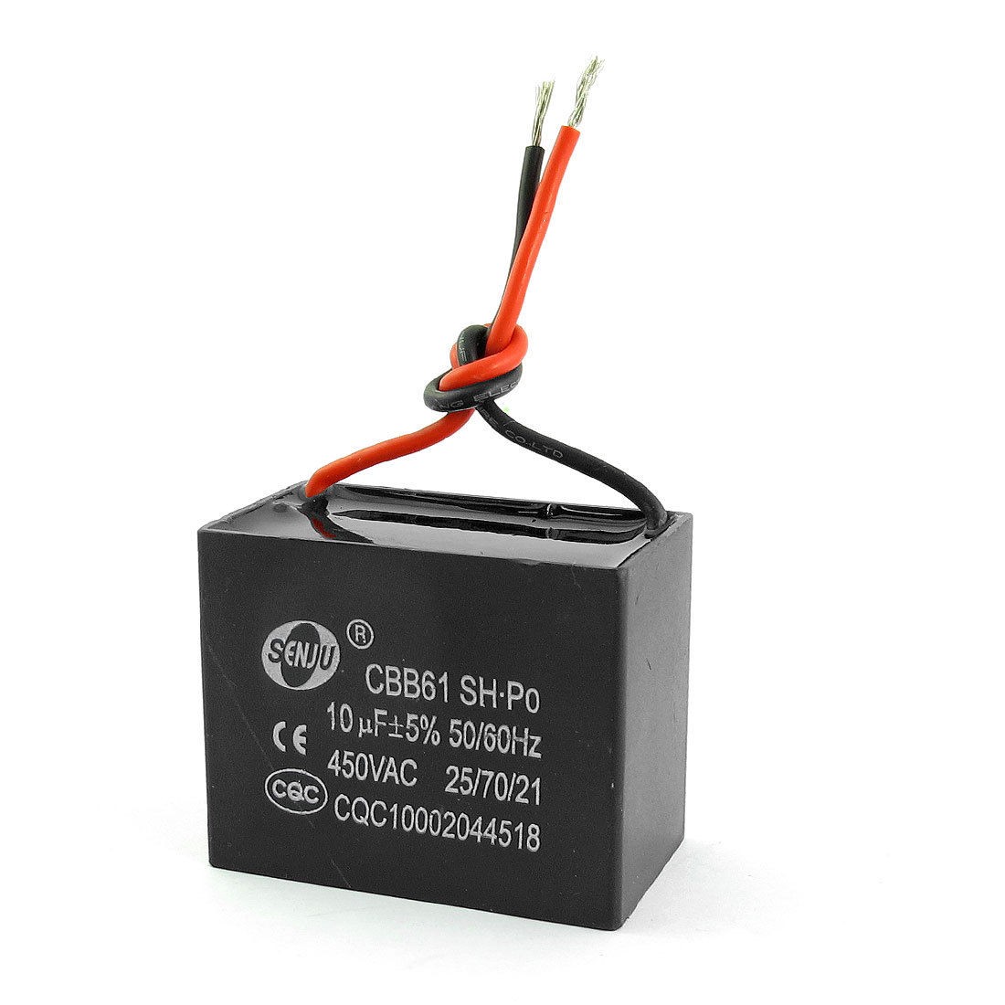 AC 450V 10uF 5 Tolerance Motor Run Capacitor CBB61 for Ceiling Fan