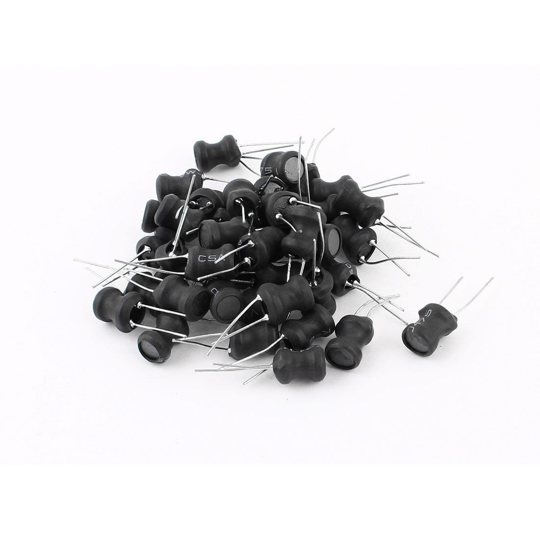 40 Pcs DIP Mount 3 3UH Inductance 8mmx10mm Radial Leaded Power Inductors 1A