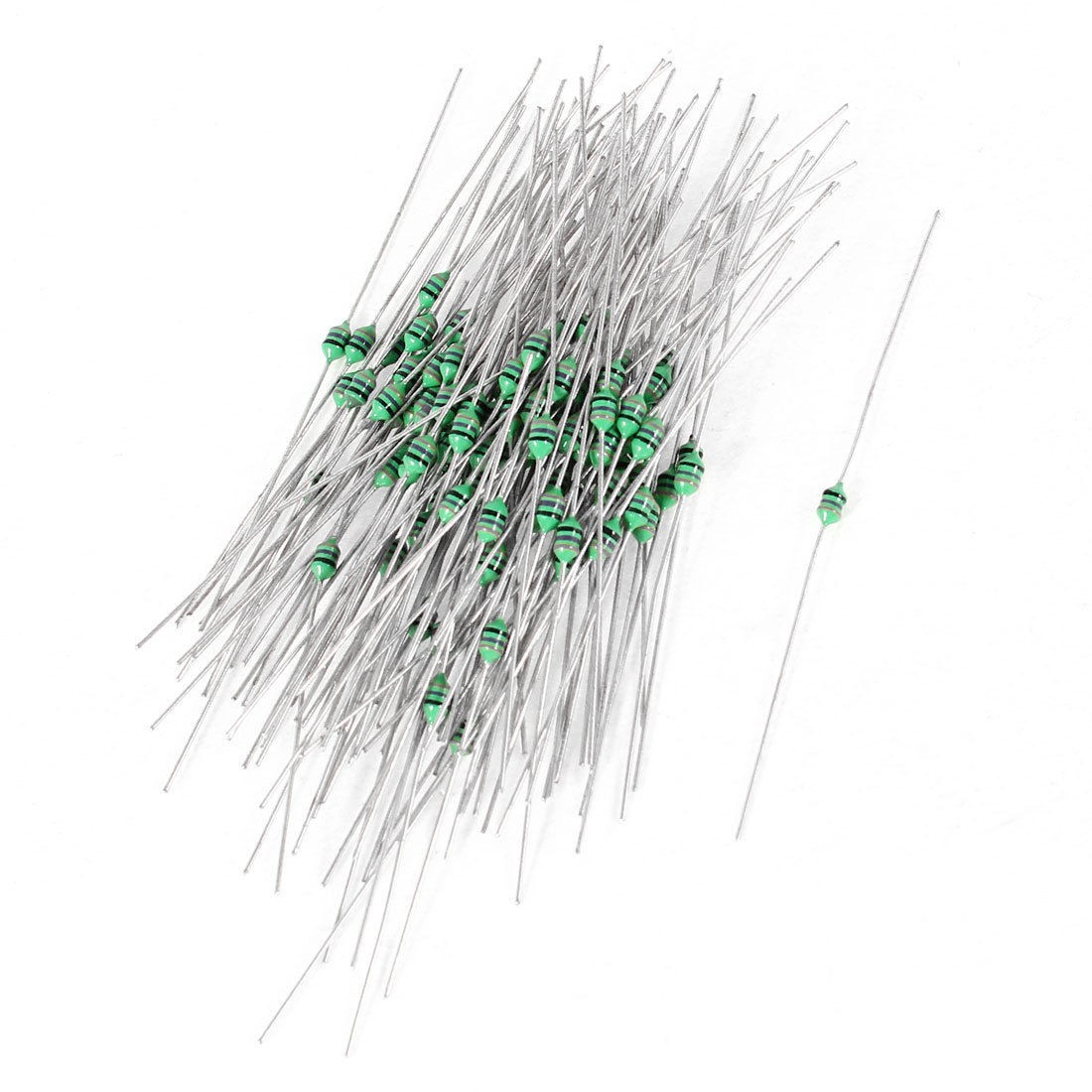 50 Pcs 47UH Inductance 1 4W 0 25W Power 10 Tolerance 0204 Colored Ring Inductor