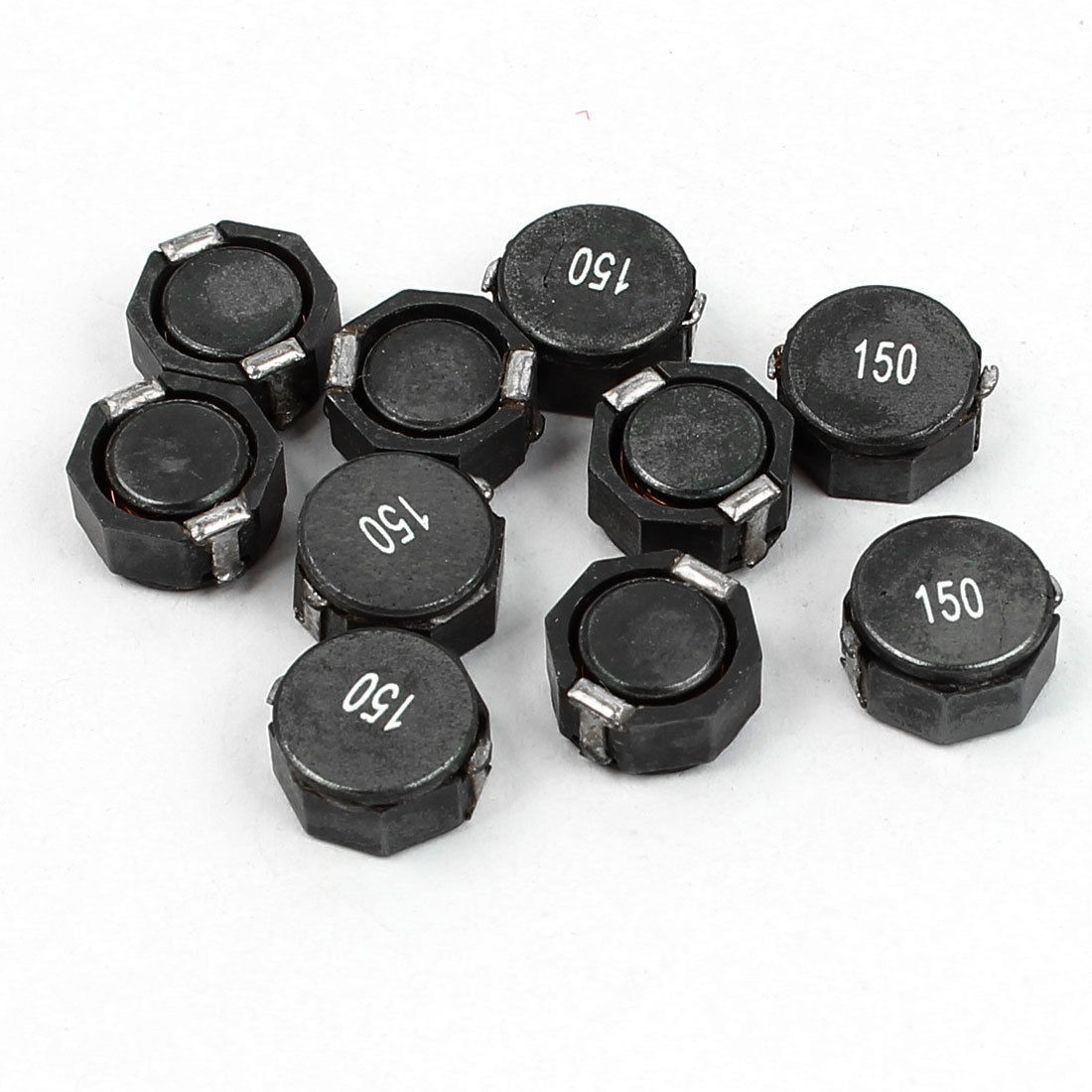 10 Pcs 15uH Inductance 8mmx4.3mm Round Shape Surface Mounting SMD Power Inductor