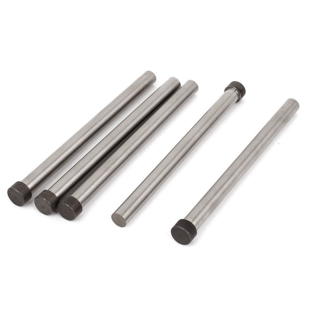 Mechanical Maintenance 9mm Tip Silver Gray Straight Ejector Pins 5pcs