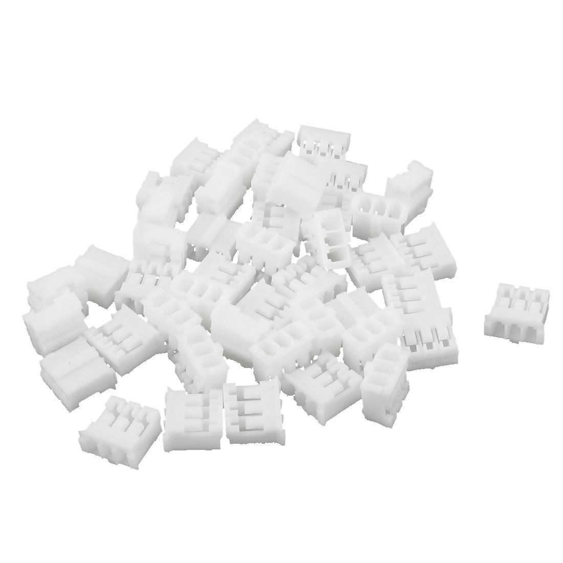 45pcs 2 0mm Pitch 3 Position 3P Ph Female Connector Housing White