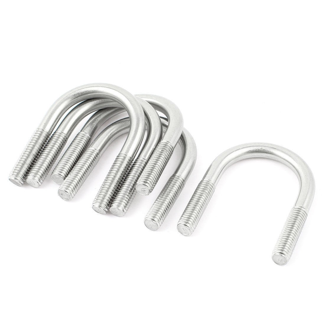 5 Pcs 304 Stainlesss Steel Screw Type Stirrup U Bolt 8mm x 33mm