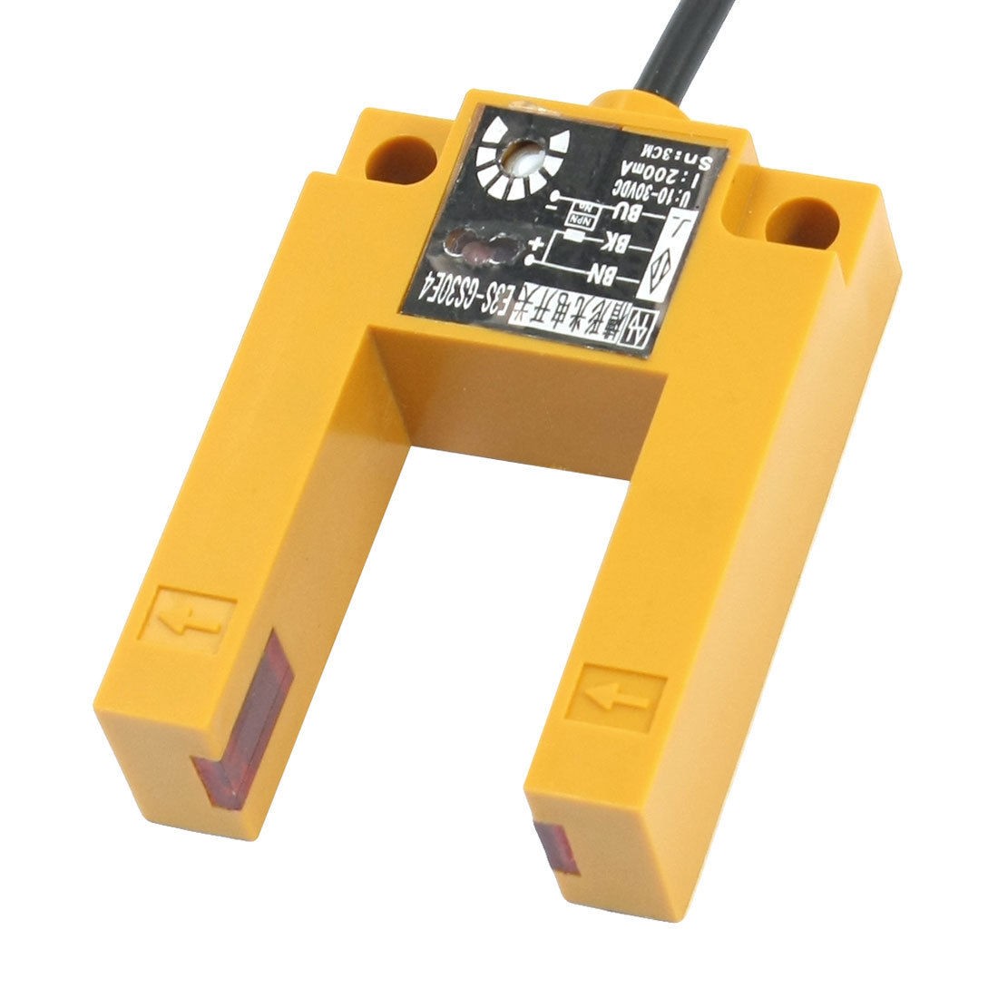 DC 10 30V 30mm Infrared IR Through Beam Photoelectric Switch Sensor E3S GS30E4