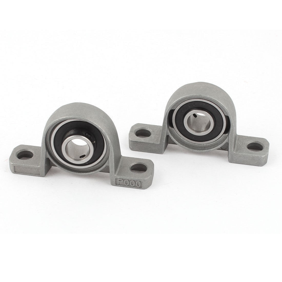 2pcs Self Align 10mm Bore Inner Ball Mounted Pillow Block Insert Bearing KP000