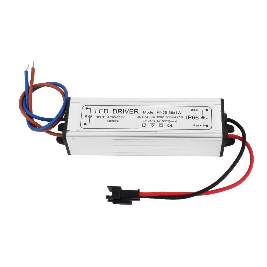 AC 85-265V to DC 80-120V Waterproof Power Supply Driver for 25-36x1W LED Light