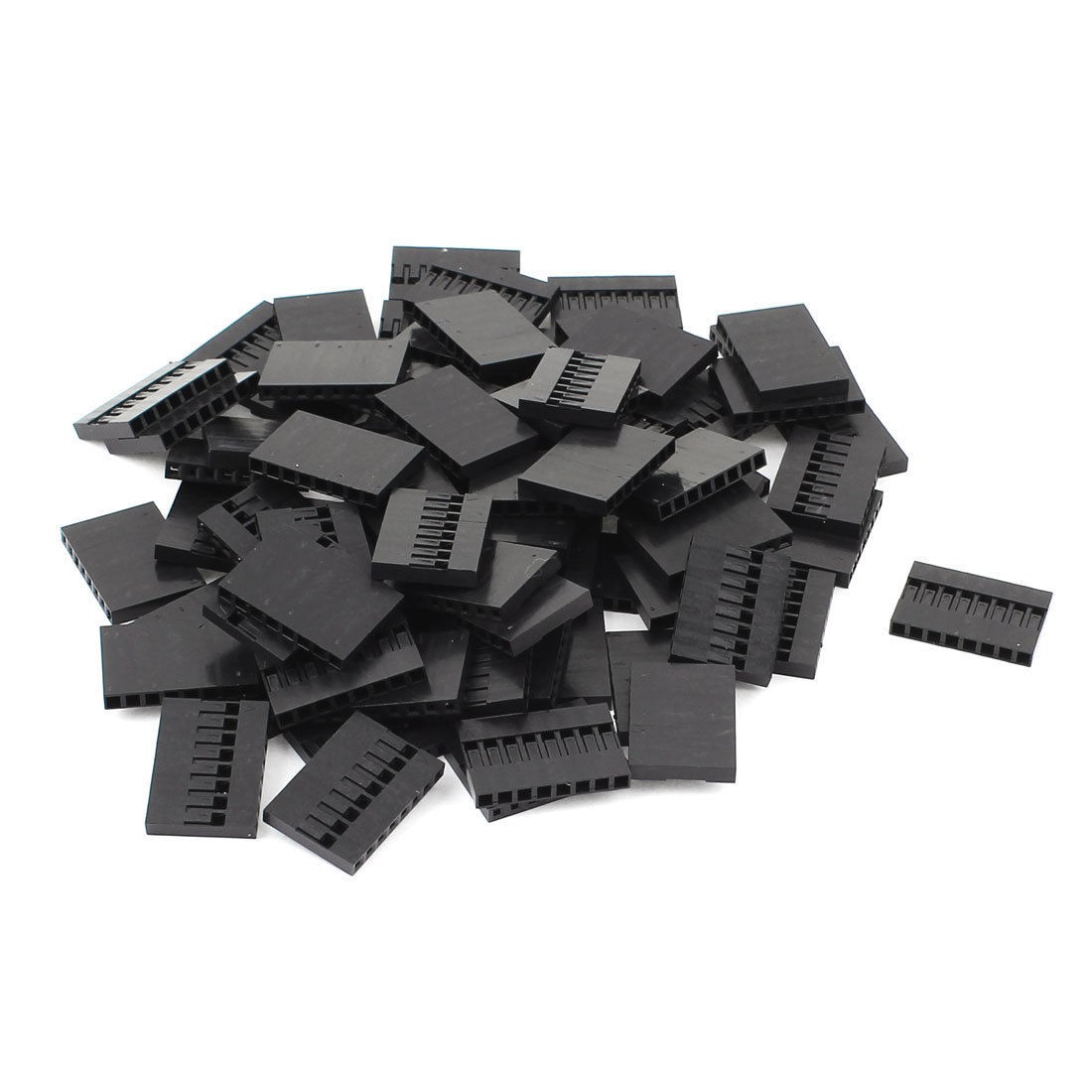 80pcs 8P Jumper Wire Cable Housing Female Pin Connector 2 54mm Pitch