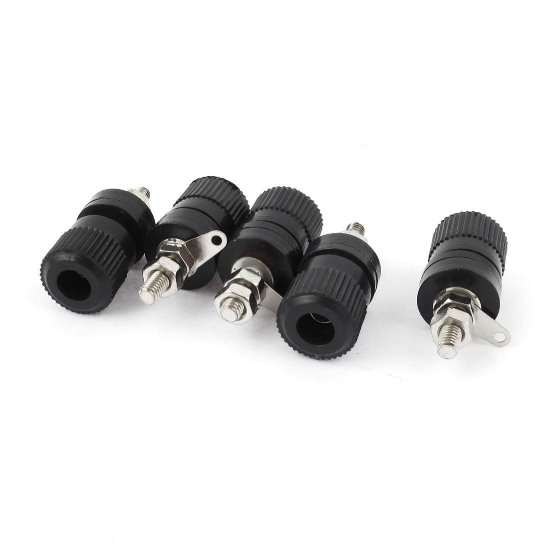 5 Pcs 4mm Thread Banana Jack Connector Binding Post for Speaker Amplifier