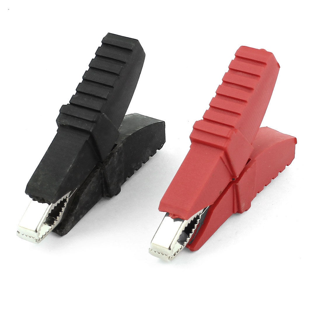 2pcs Multimeter Insulation Butterfly Design Test Alligator Clips Clamp 25A