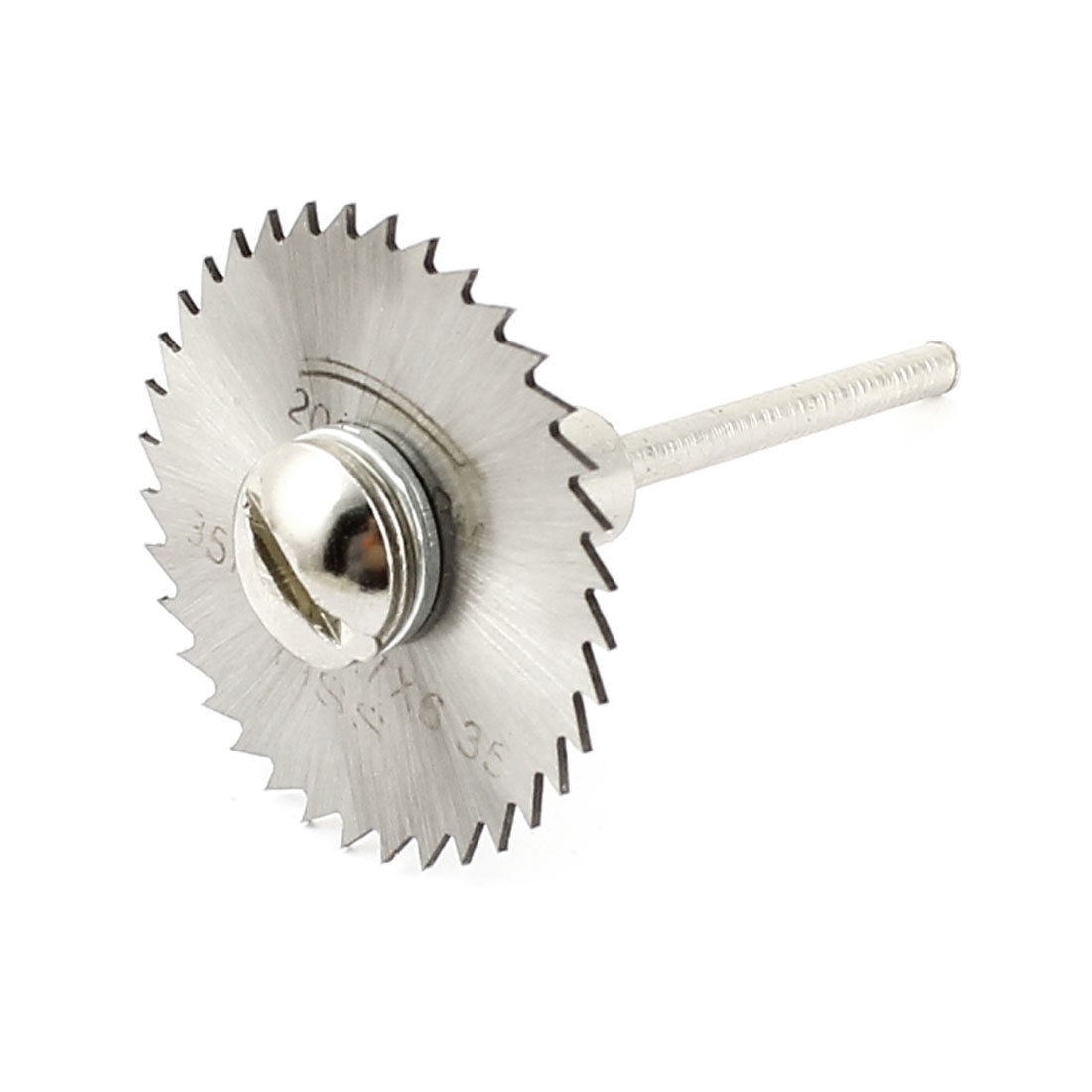 HSS Slotting Slitting Saw Blade Cutter Disc Wheel 35x6 35mm w Sandpaper Mandrel