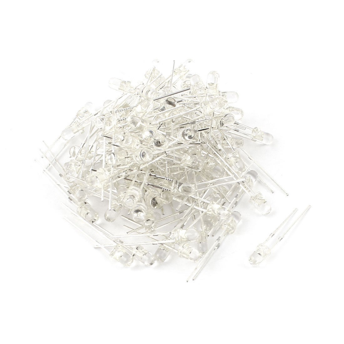 500 Pcs 3mm Diameter Circle Head LED Blue Light Emitting Diode