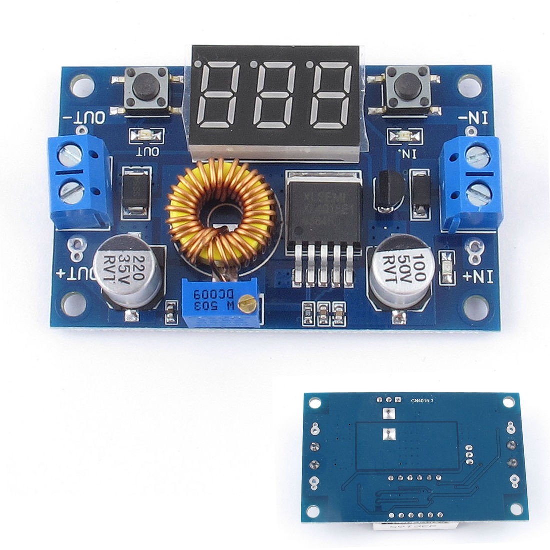 5A 40V 75W DC DC Adjustable Step Down Buck Voltage Converter Module Digit Voltme