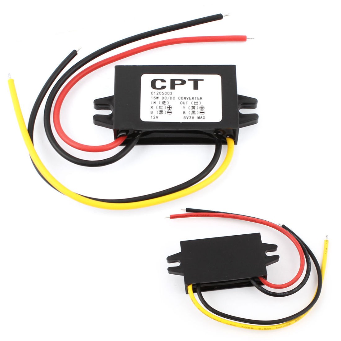 DC DC 12V to 5V 3A 15W Converter Regulator Car LED Display Power Supply Board
