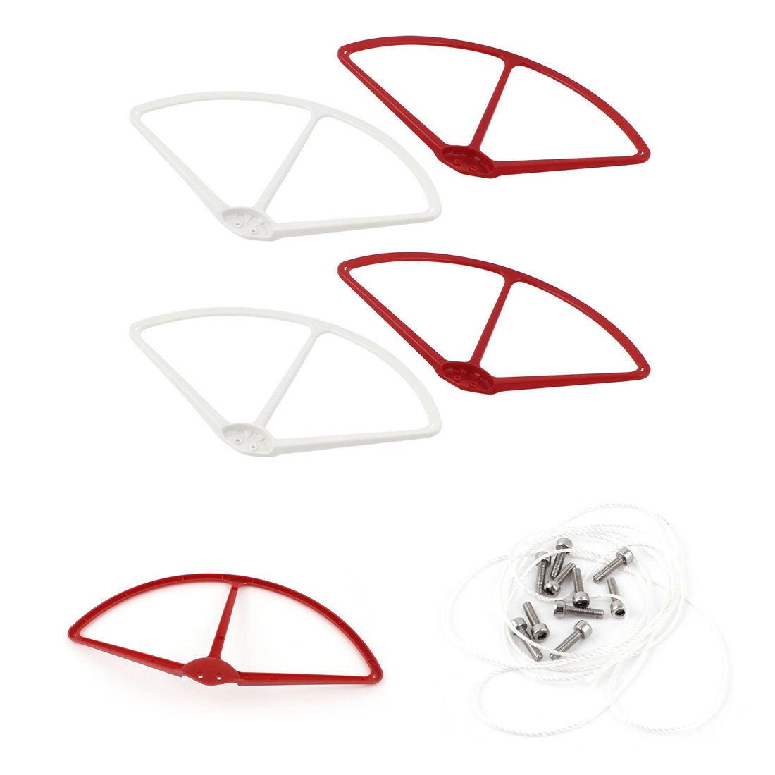 9inch Propeller Prop Protecting Guard Bumper Red White for DJI Phantom 2 Vision