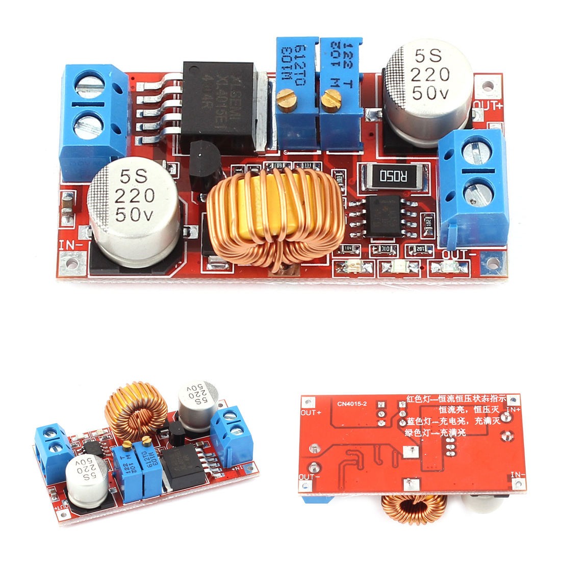 Lithium Charger Step Down Buck Converter Power Supply Module 5A 5V 32V to 0 8V 3
