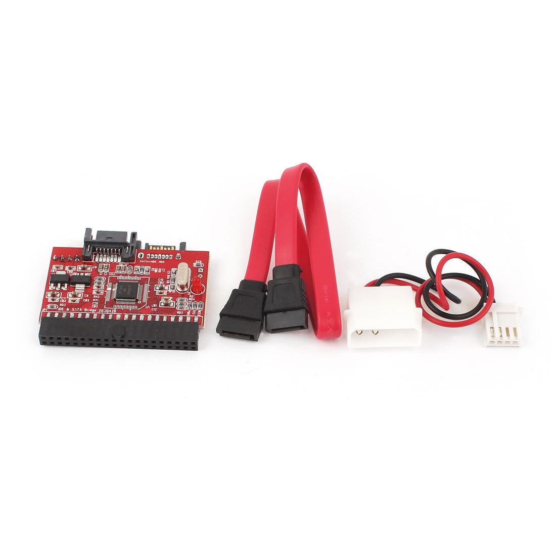 5pcs IDE 40 Terminals Female to SATA 2PORT HDD Data Adpter Converter Adapter