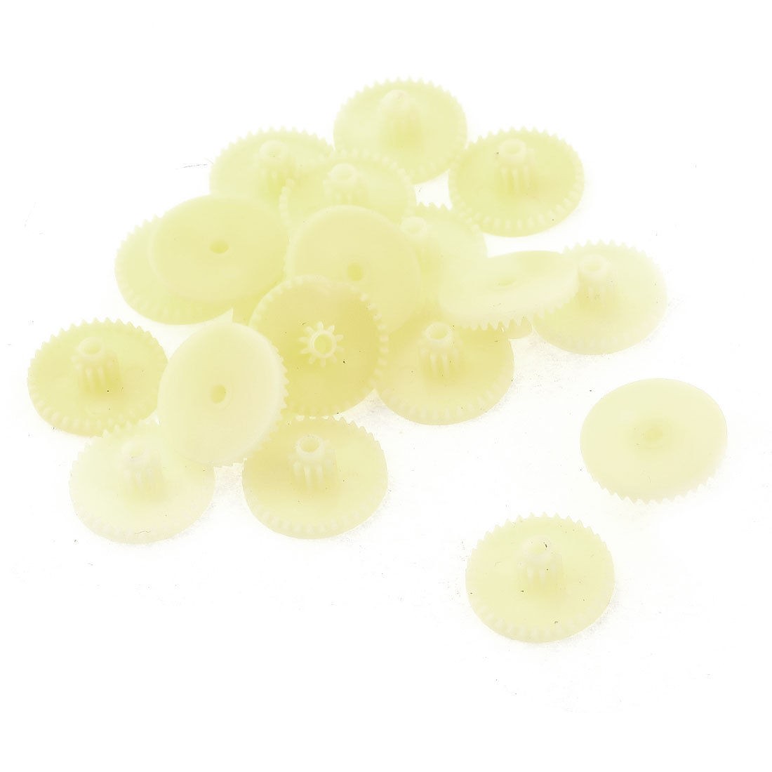 20pcs 0 4 Modules 40102B Yellow Plastic Gear for DIY RC Toy