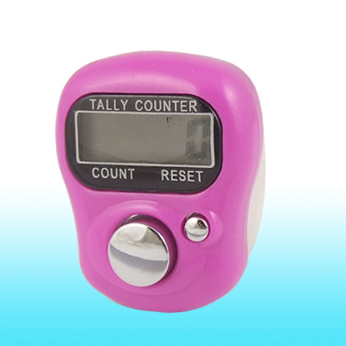 Clear Soft Plastic Band Electronic Finger Counter Timer