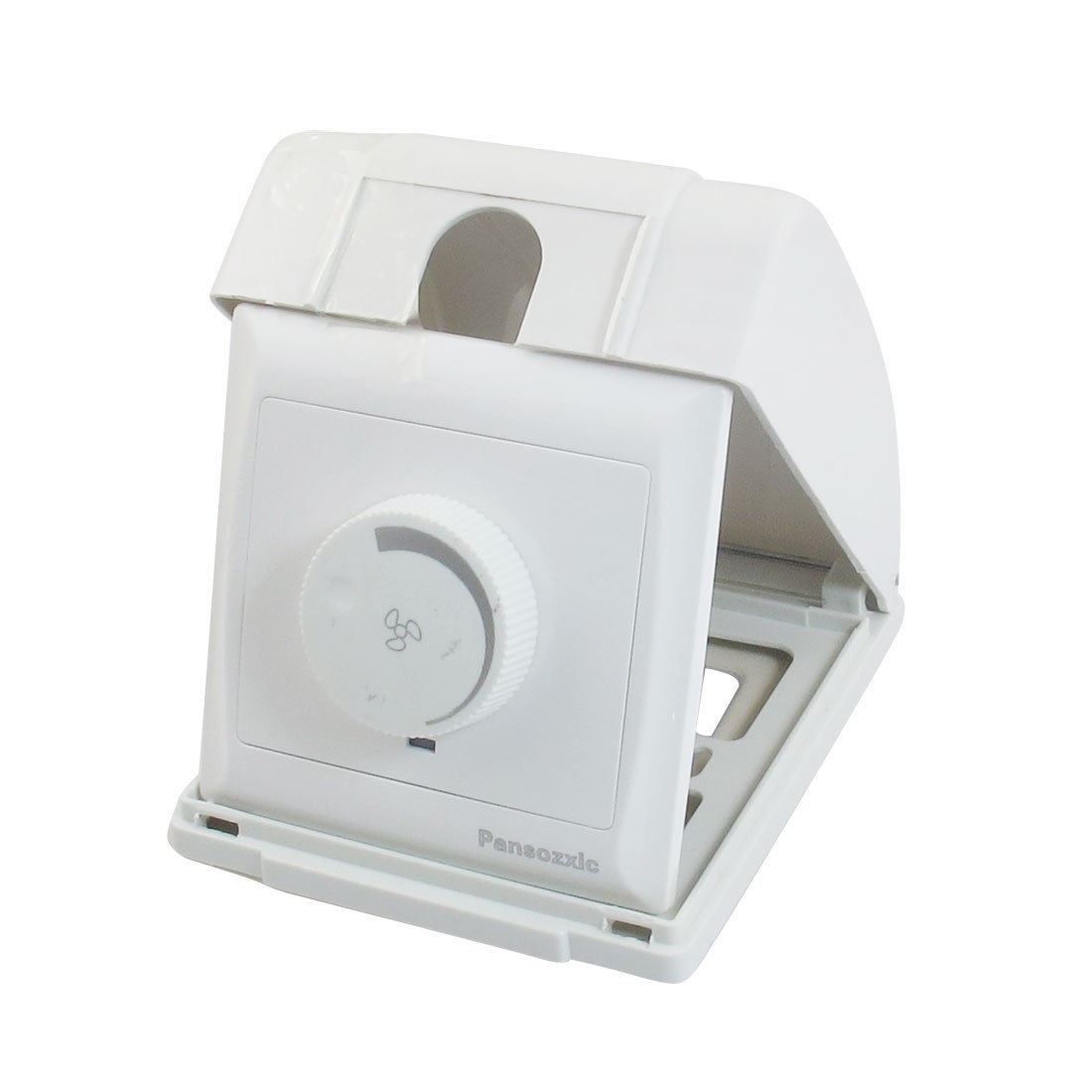 AC 220V 15 100W Delay Power Wall Panel Speed Control Switch w Splash Proof Box