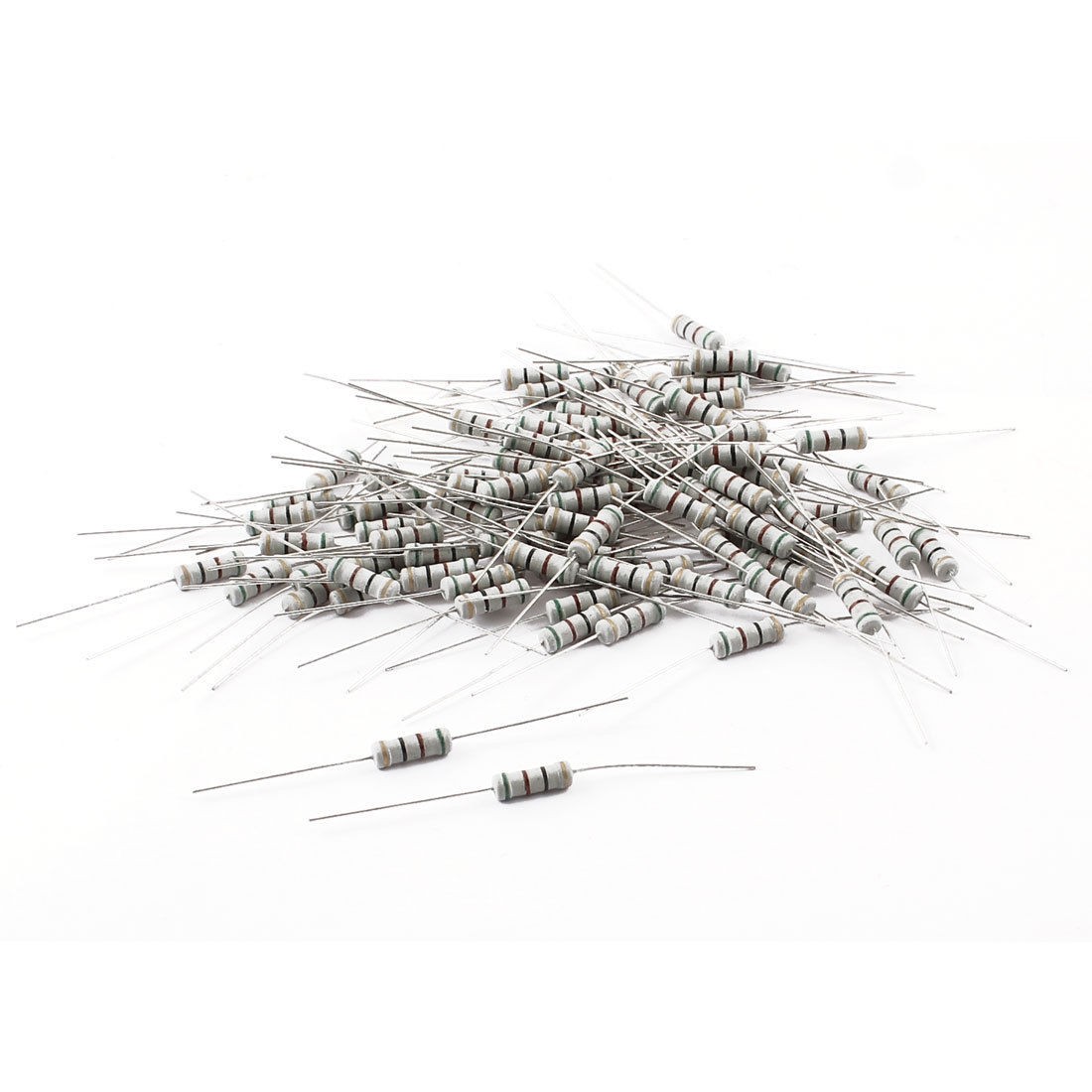 100 Pcs Electronic Components Fixed Carbon Film Resistors 51 Ohm 1 Watt