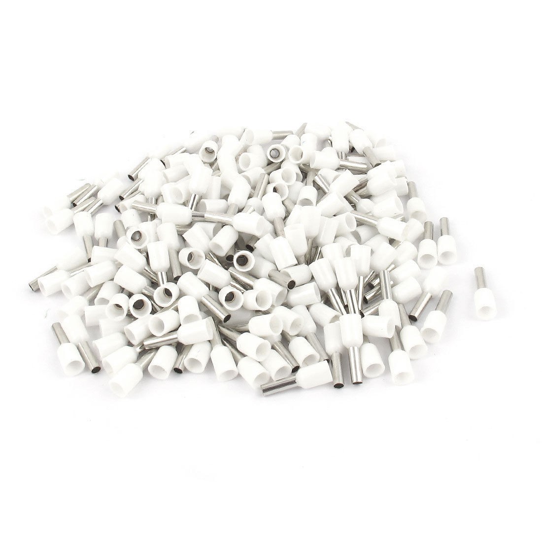 200 Pcs Wire Crimp Connector Terminal Insulated Ferrule White E2508 14AWG 2 5MM2