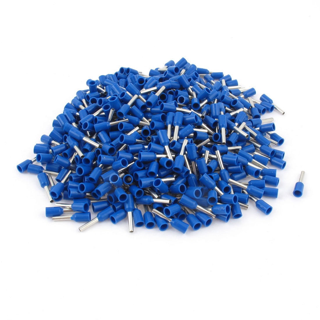 500pcs Wire Crimp Connector Insulated Ferrule Pin Cord End Terminal AWG18 Blue