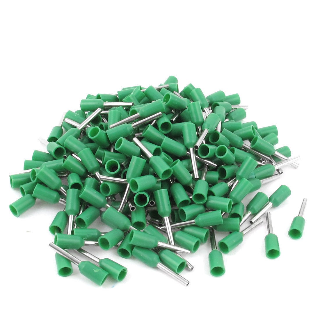 200pcs E0508 22AWG Insulated Ferrule Wire Cord End Terminal Connector Green