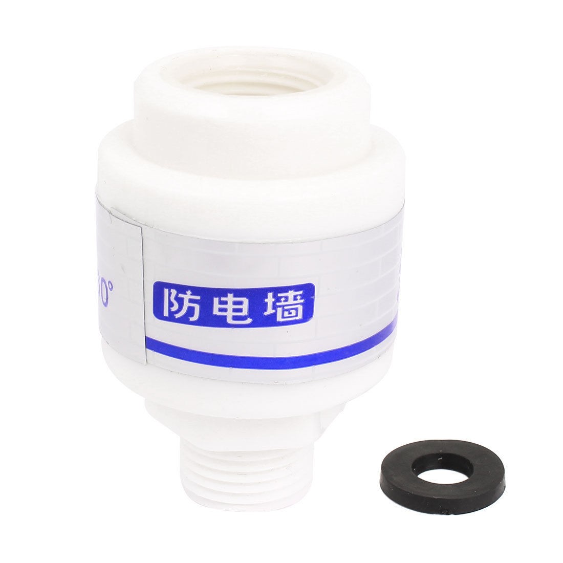 Plastic 1 2" BSP Male Thread to Female Insulation Wall for Electric Water Heater